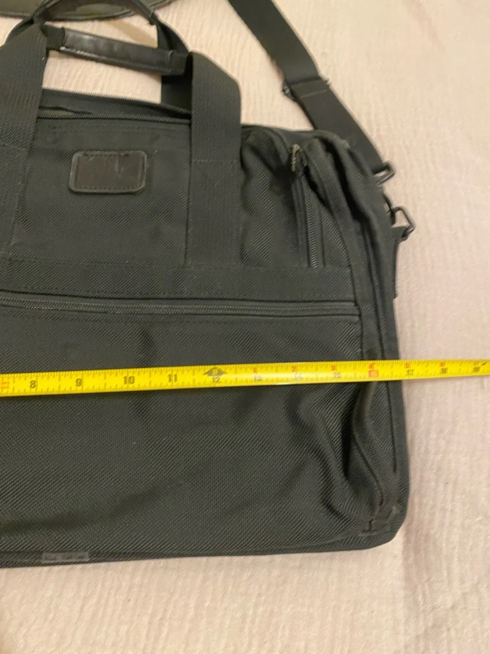 TUMI Black Men’s Messenger Briefcase